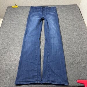 Liverpool Jeans Co Pull On Bootcut Jeans Blue Havasue Deep XM4022SF60 Size 6/28